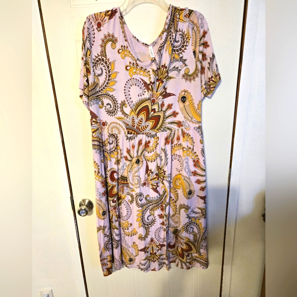 DB Moon aisley Print Dress - Multicolor 276